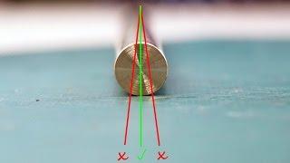 Another way How to drill a hole through a round bar in perfect center [middle]