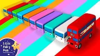 10 Little Buses on a Boat ! | | Wheels on the BUS Songs!  Nursery Rhymes for Kids