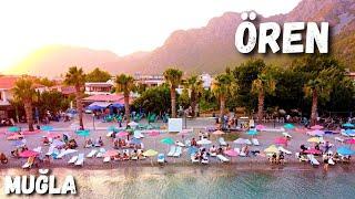 Ören Plajı Gün Batımı - Ören Dron Çekimleri - Ören Beach Muğla Milas - Muğla Milas Turkey