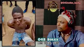 Happening in Obosi, Anambra State. Oge Akụkọ Ụwa with 042 Solex.