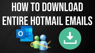 How to download/export your entire Hotmail emails #hotmail #microsoft