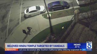 SBSD: SoCal temple vandalized with ‘political messages’