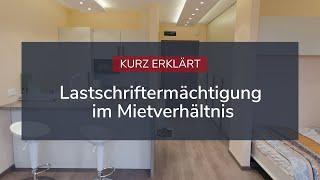 Lastschriftermächtigung im Mietverhältnis