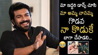 Ram Charan Shares FUNNY Incident With His Mother And Grand Mother | Chiranjeevi | Acharya | SM