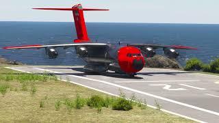 RARE MOMENT! C-130 Cargo Plane Takes Off from EXTREMELY Short Runway – Insane Power!