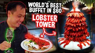 World's Best Buffet in France! Champagne, Caviar, Lobster Tower & More!