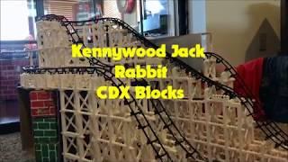 Kennywood Jack Rabbit - CDX Blocks Roller Coaster (With POV)