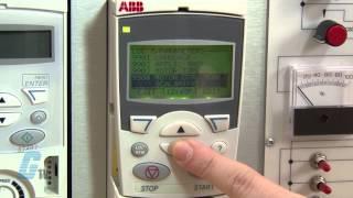 ABB ACS 355 AC Drive Basic Start Up Advanced Control Pad