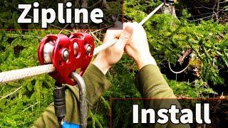 Complete Guide To Safely Installing And Rigging Zipline Tension Line Over A River