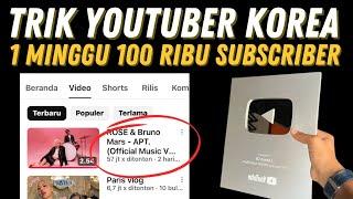 Ayok Cepetan Ditiru, Pakai Trik Youtuber Korea 1 Minggu Dapat 100 Ribu Subscriber