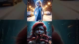 Legend Doctor frozen Elsa Vs stucked in Strange problems all princess Moana,Mermaid and Ropenzel