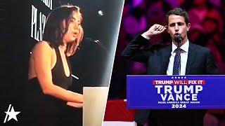 Aubrey Plaza SLAMS Trump Rally Comedian Tony Hinchcliffe at WSJ Innovator Awards