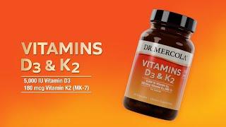 Dr. Mercola® Vitamins D3 & K2