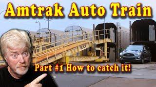 AMTRAK Auto Train info - Ticket to Train from The Villages Florida, Sanford, FL.  Pt 1.  #AutoTrain