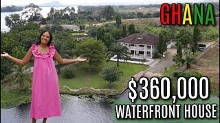 WHAT $360,000 GETS YOU IN GHANA | WATERFRONT 7 BEDROOM HOUSE WITH SWIMMING POOL