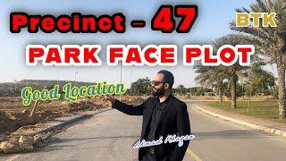 P-47 Park Face Plot in Bahria Town Karachi for SALE | Limited Time