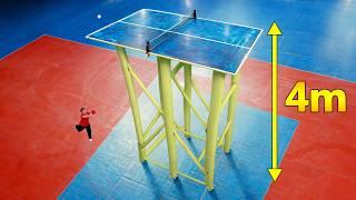 World's Highest Ping Pong Table