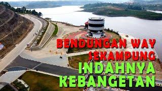 KONDISI TERKINI BENDUNGAN WAY SEKAMPUNG | FOOTAGE DRONE By kQ guwatalk