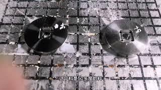 CNC machining 小圓件外觀漂亮，就是太硬了。加工過程有點費刀。校直也需要技巧