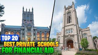 Top 20 Private US Colleges Offering Most Financial Aid