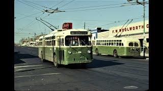 Philadelphia -- Rt 59 Trackless Trolley with TC-46 Marmon-Herringtons (400 series)