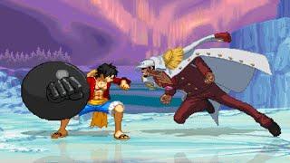 LUFFY vs AKAINU - Full Power Rage Fight One Piece Anime Mugen Final Battle Tribute 2024