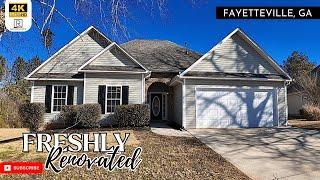 Check out this Affordable FRESHLY Renovated Home For Sale in Fayetteville GA!