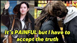 IT'S PAINFUL BUT I HAVE TO ACCEPT THE TRUTH (SON YE JIN TO HER HUSBAND)