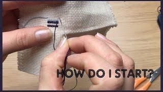 Starting and Finishing your Cross Stitch