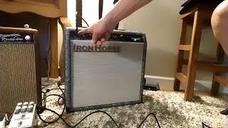 IronHorse Heritage Combo All Tube Amplifier Demo - Clean to edge of breakup