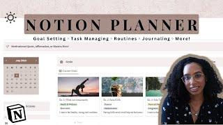 Get Organized with Notion | Productivity Planner Template