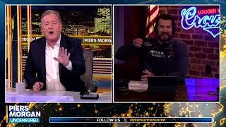 Steven Crowder and Piers Morgan's fiery debate on Alex Jones, free speech and more