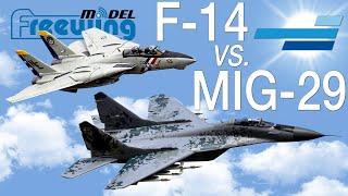 Freewing MiG 29 Fulcrum vs. F-14 Tomcat - Motion RC EDF Jet Formation Flight