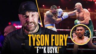 “F*** USYK!”  | Tyson Fury BLASTS Usyk’s whole team & says fight vs Anthony Joshua HAS to happen 