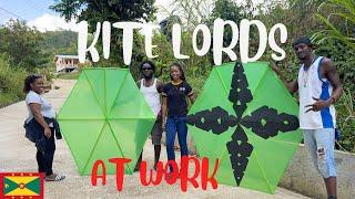 Making & Flying kites 🪁 with the Kite Lords of Grenada | Popular Easter Tradition | One One Cocoa