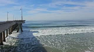 Venice Fishing Pier and Waves