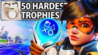 The 50 HARDEST PlayStation Trophies & Achievements