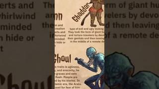 TYPE OF MYTHICAL CREATURES  || GHOUL  || #mythical  #ghoul #universe