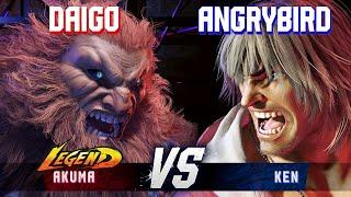 SF6 ▰ DAIGO (Akuma) vs ANGRYBIRD (Ken) ▰ High Level Gameplay
