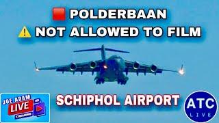  LIVE: Forbidden Spotting? Military Jets at Amsterdam Schiphol + ATC | June 22, 2025