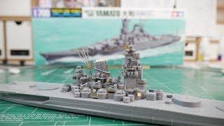 Yamato 1:700 building - bridge, armament, mast