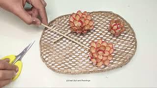 DIY Pista Shell Craft: Creative Cardboard & Waste Material Art Ideas | Easy & Eco-Friendly!