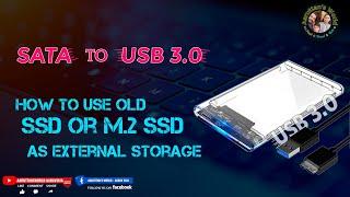 Install an Internal SSD and M.2 SSD into an External Storage Enclosure | All Type of M.2 SSD | DIY