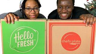 HELLO FRESH vs CHEFS PLATE WHICH IS BETTER? || We Tried Hello Fresh And Chefs Plate For 3 WEEKS