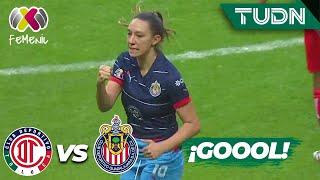 ¡GOL TEMPRANERO! Iturbide hace la diablura | Toluca 0-1 Chivas | AP2023-J13 | Liga Mx Femenil | TUDN