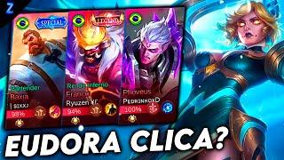 UMA EUDORA VS 3 TANKS - EUDORA GAMEPLAY | Mobile Legends