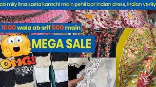 ashiana mall main lag gayi dhamaka sale\latest designs\chicken kari dress\scarf\Kashmiri dupatta