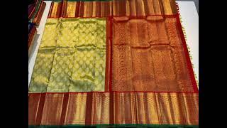 Pure kanchipuram handloom silk sarees with price, wedding collection  || contact: +91 79954 99590