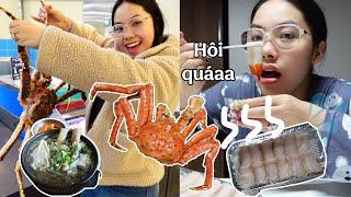 VỀ HÀN MUKBANG KINGCRAB, ĂN THỬ CÁ ĐUỐI MÙI KÌ LẠ | Mia in Korea