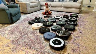 20 Robot Vacuums Clean ENTIRE House COVERED in Confetti!!